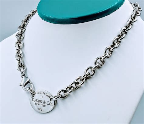 replica tiffany and co sterling silver|tiffany necklace real silver.